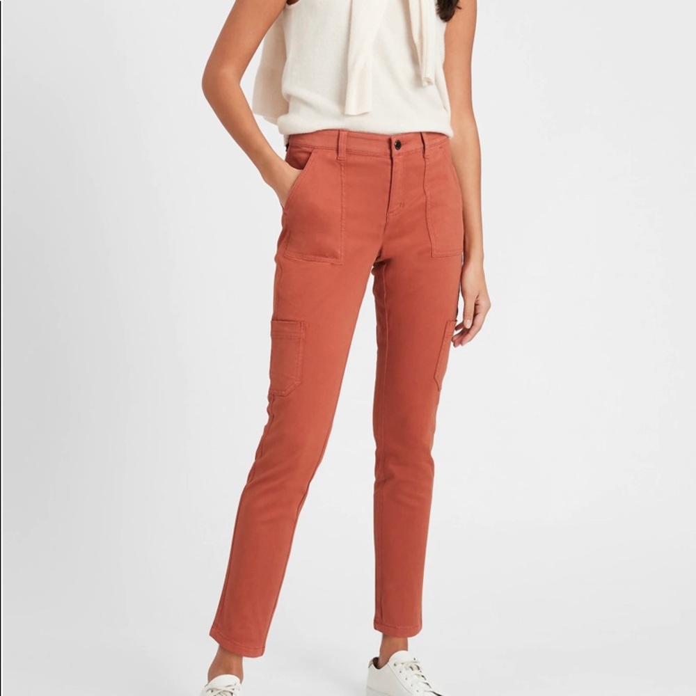Banana Republic Mid-Rise Skinny Cargo Chino